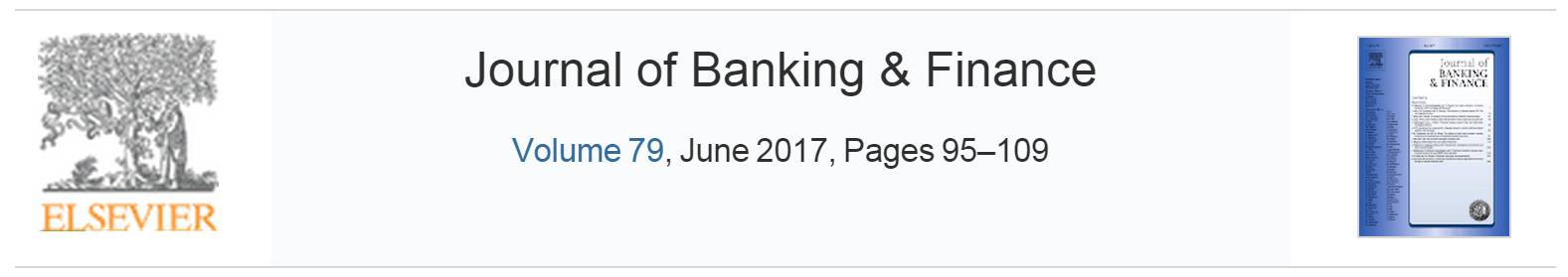 Ž壺ģµĶ̬Ͷʲ(Journal of Banking Finance)